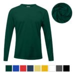 Cotton Round Neck Long Sleeve T-Shirt Blank